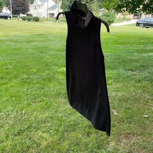 Black turtleneck dress